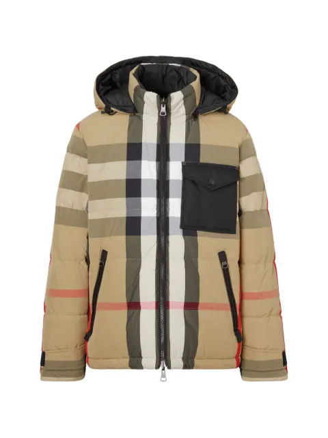 Burberry Reversible check puffer jacket