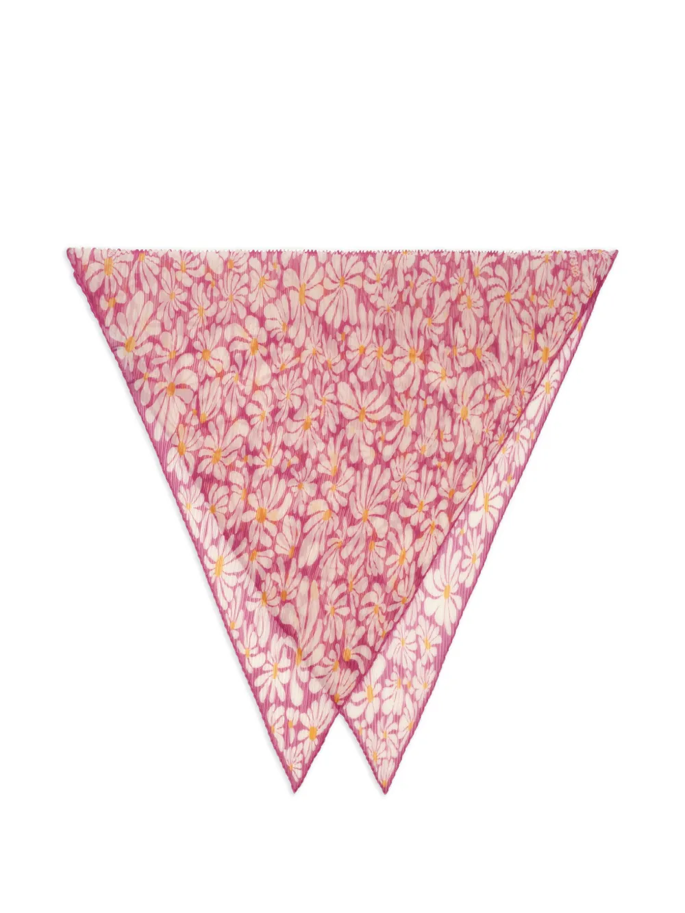 Burberry daisy silk scarf - Rosa