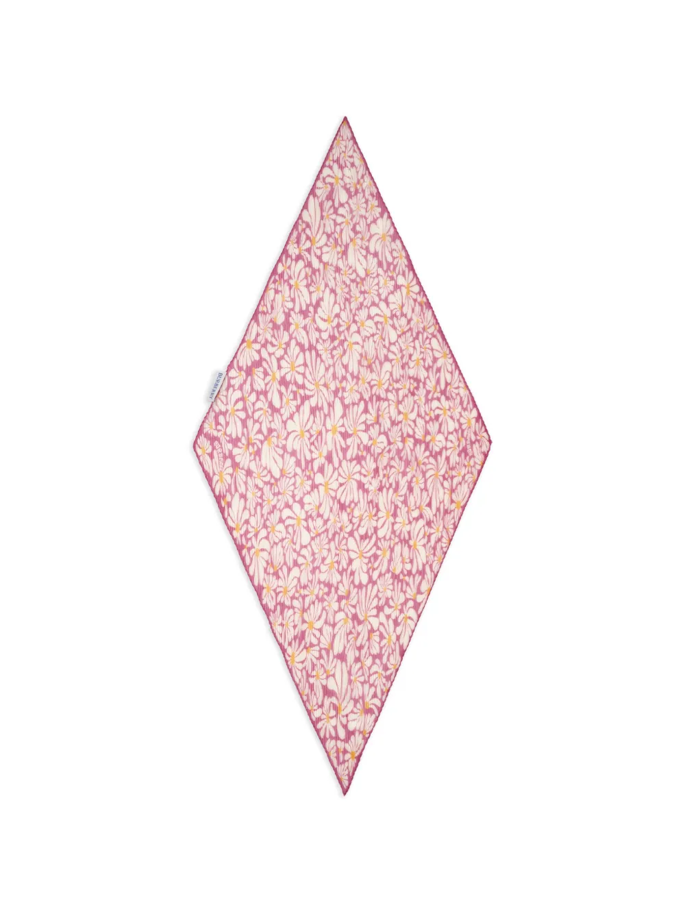  Burberry Daisy Silk Scarf - Pink 