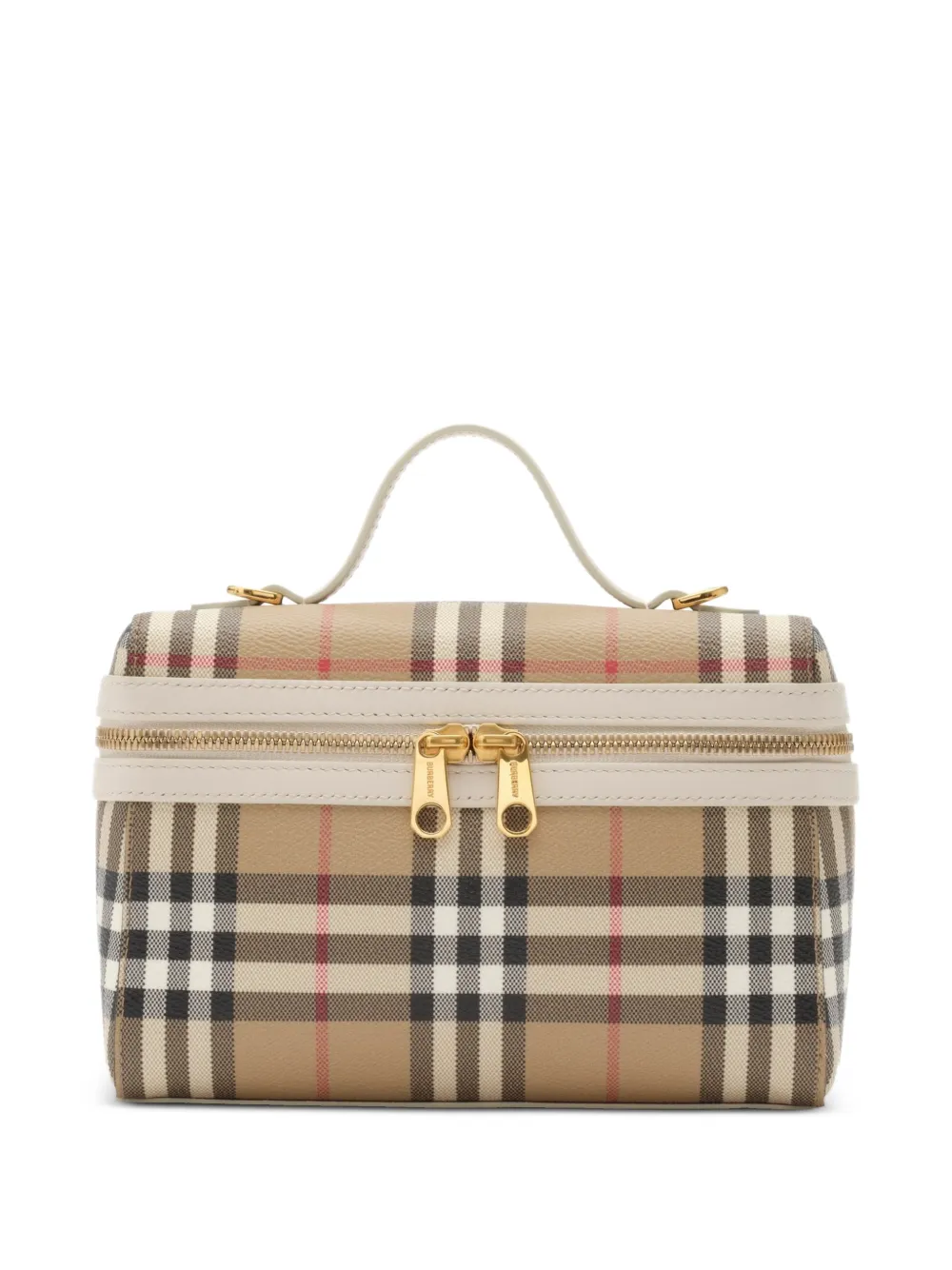 Burberry Check vanity bag​ - Toni neutri