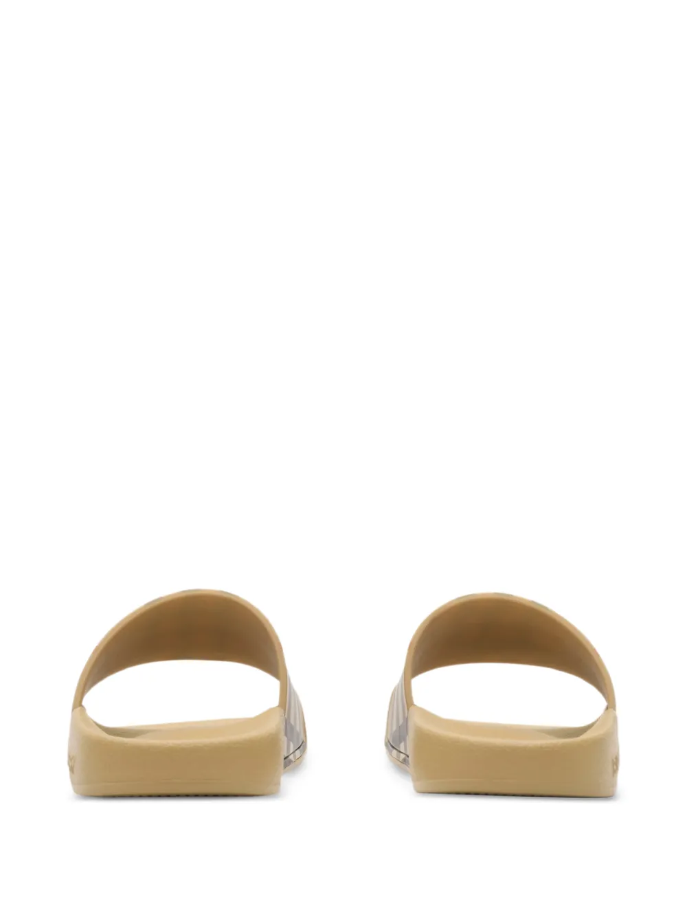 Burberry Kids Check slides Beige