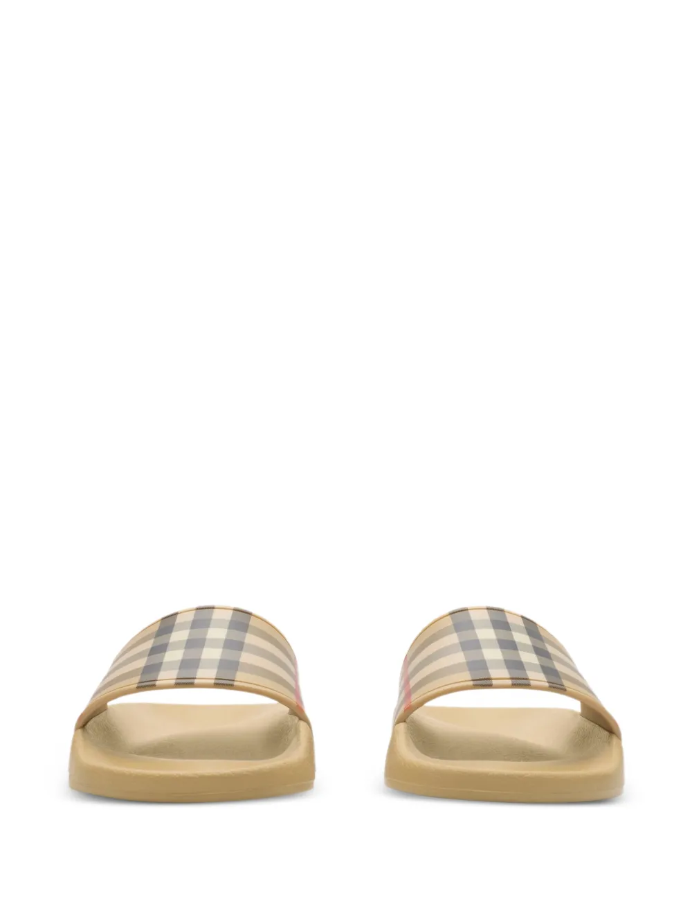 Burberry Kids Check slides Beige