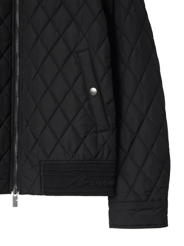 Burberry Quilted Nylon Jacket | Black | FARFETCH ZA