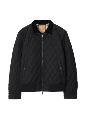 VETEMENTS Quilted Hooded Bomber Jacket | Black | FARFETCH