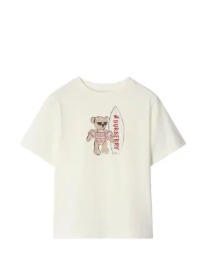 Burberry Kids EKD Tシャツ | ニュートラル | FARFETCH JP