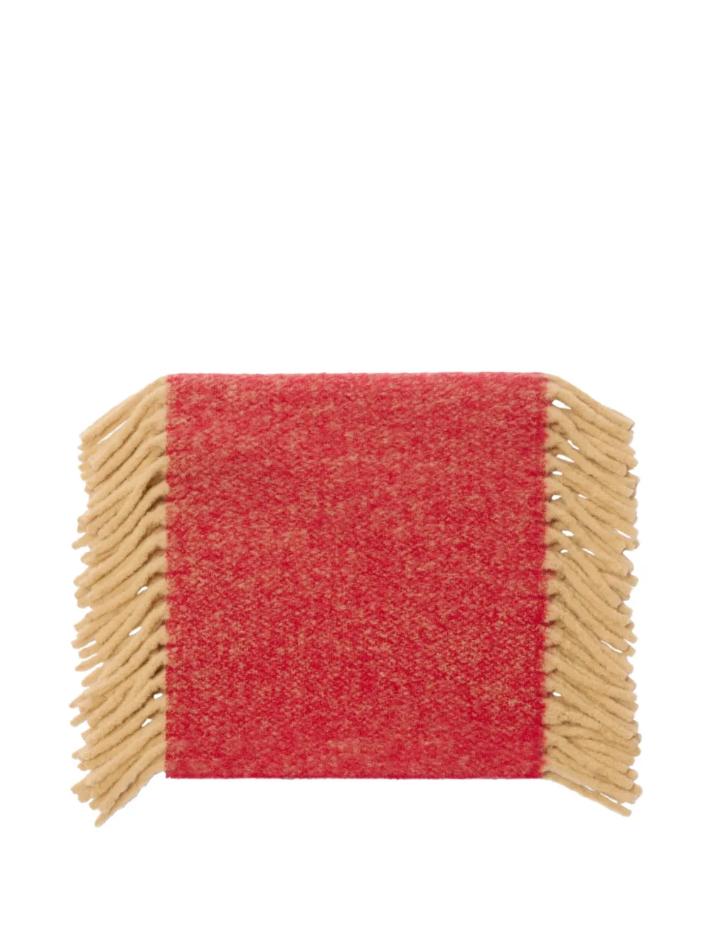  Burberry Alpaca Wool-blend Happy Scarf - Red 