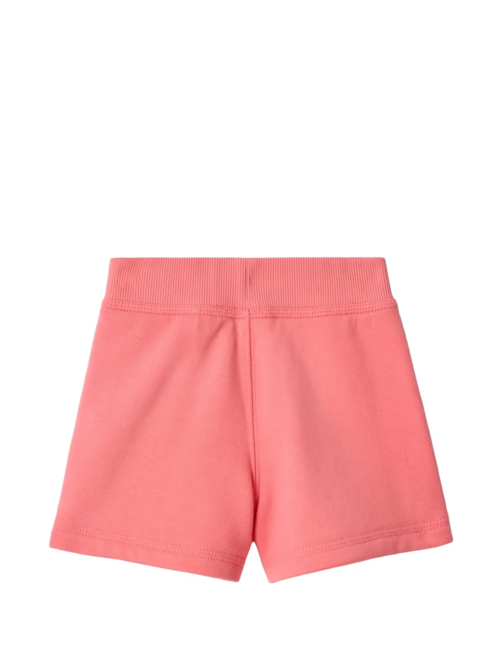 Burberry Kids Katoenen shorts met geruite afwerking Roze