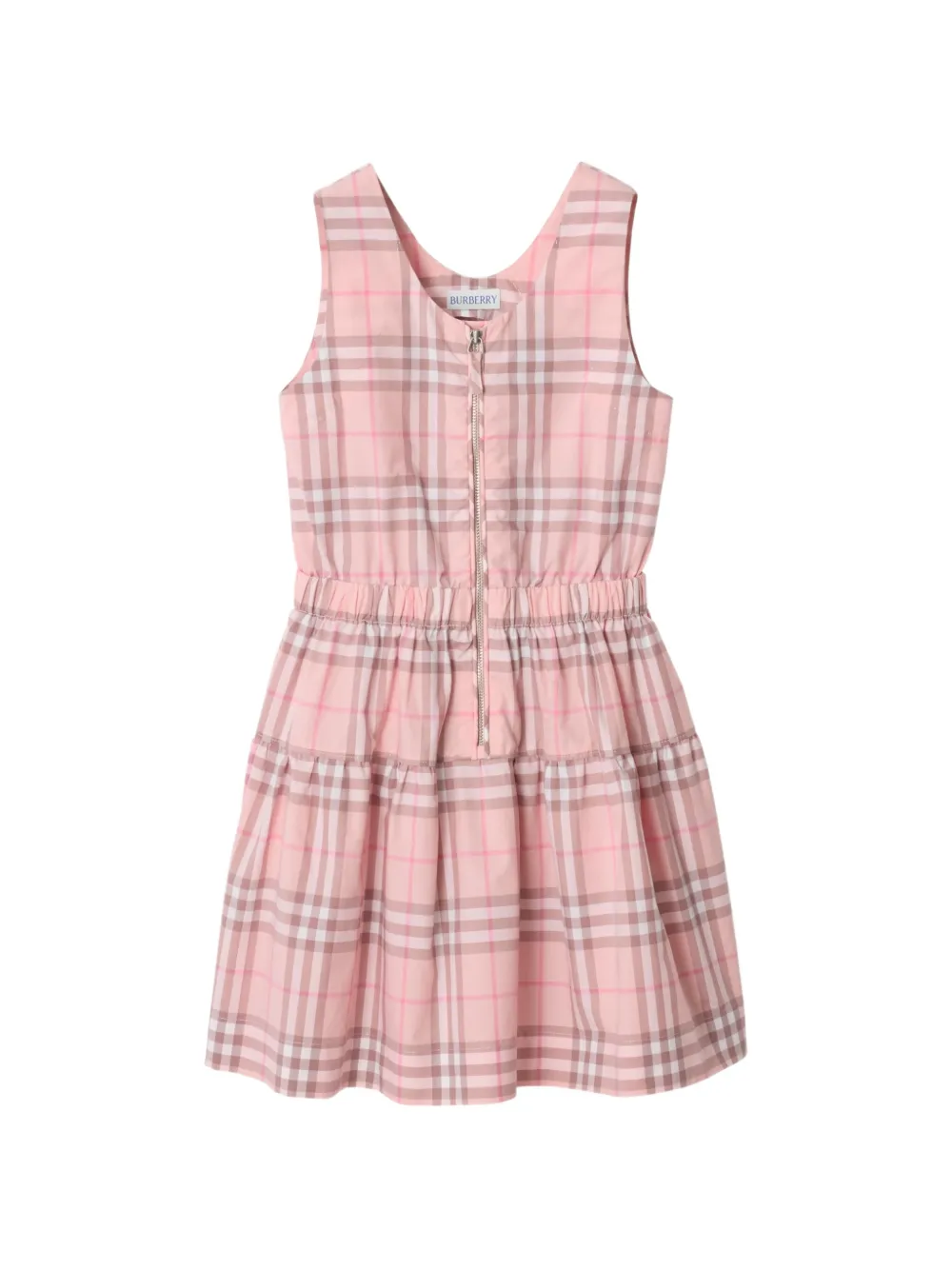 Burberry Kids Check cotton dress - Pink