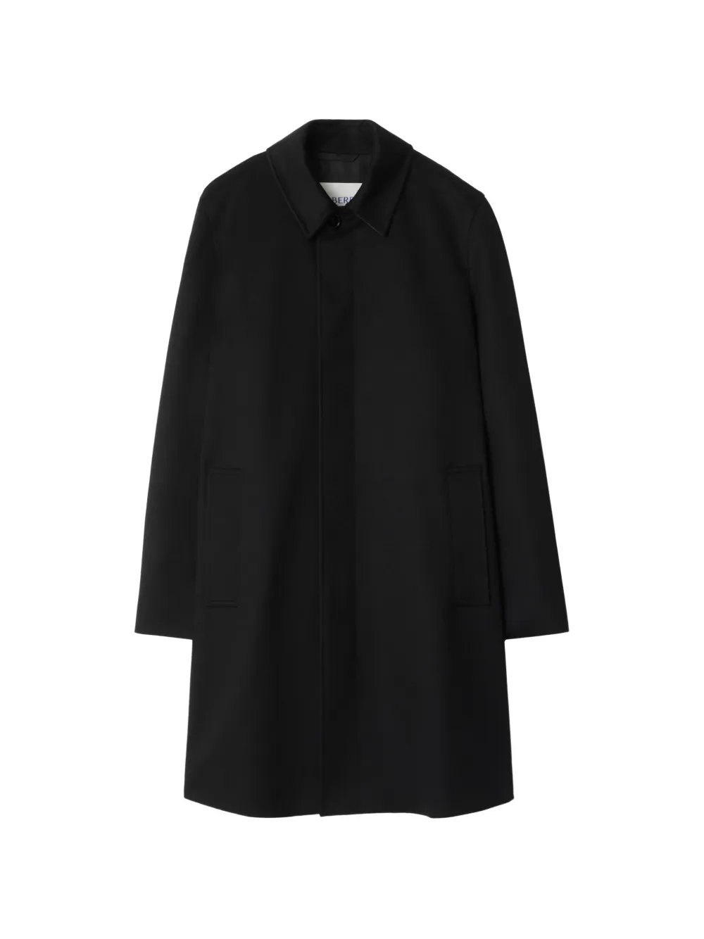 Burberry mid-length cashmere car coat - Black
