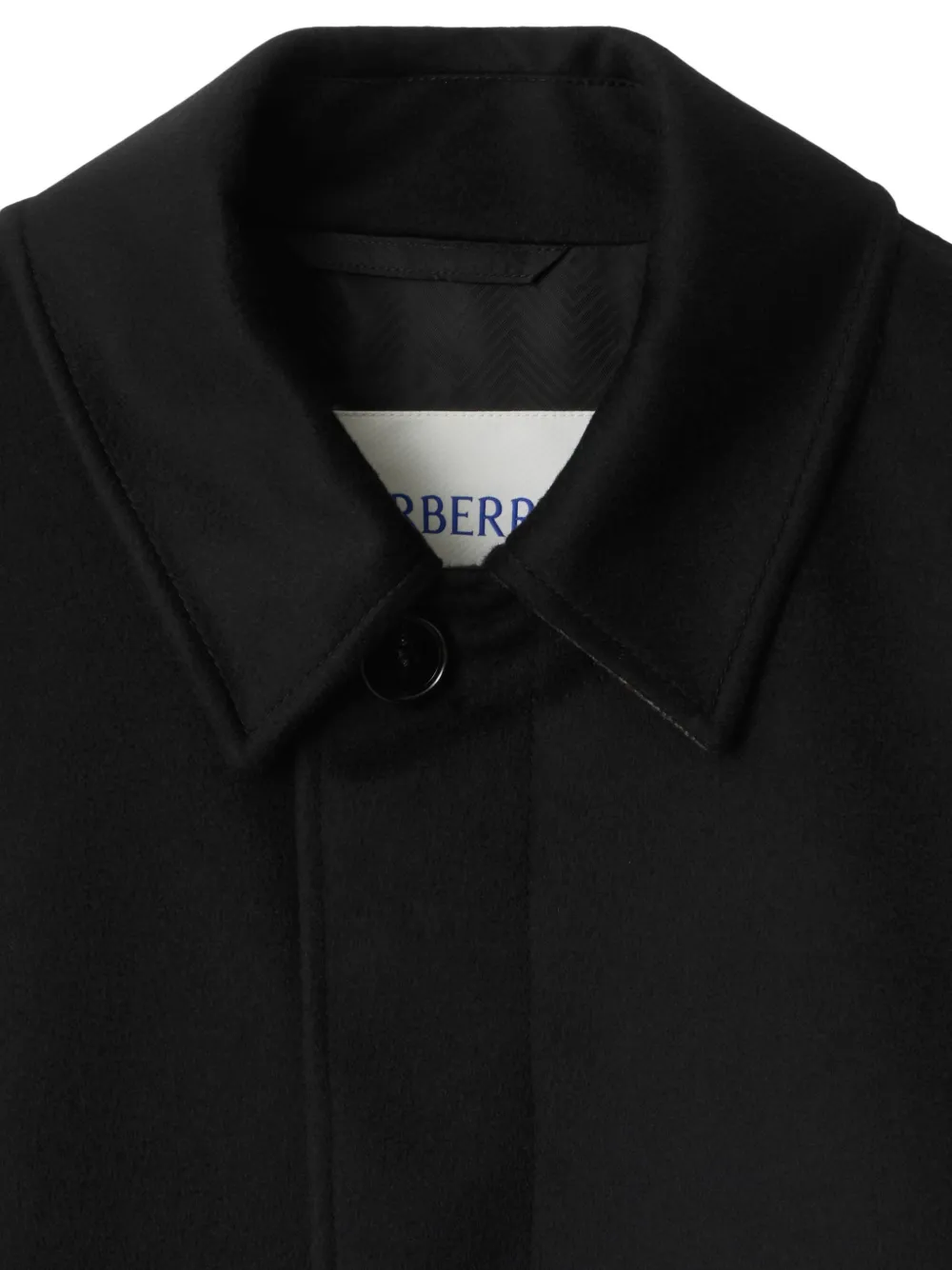 mid-length cashmere car coat