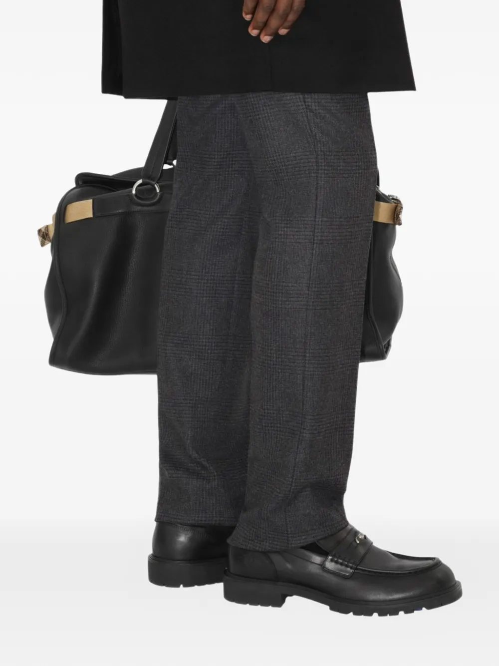 Burberry Midi-jas van kasjmier Zwart
