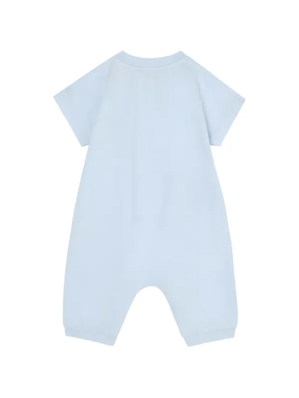 Burberry Kids ビーチベア コットンロンパース | ブルー | FARFETCH JP