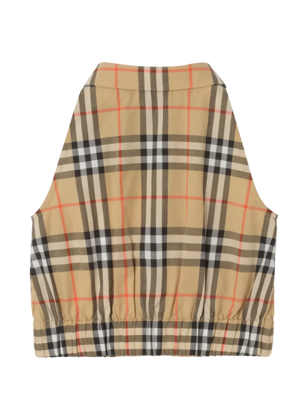  Burberry Kids Check Cotton Shirt - Neutrals 