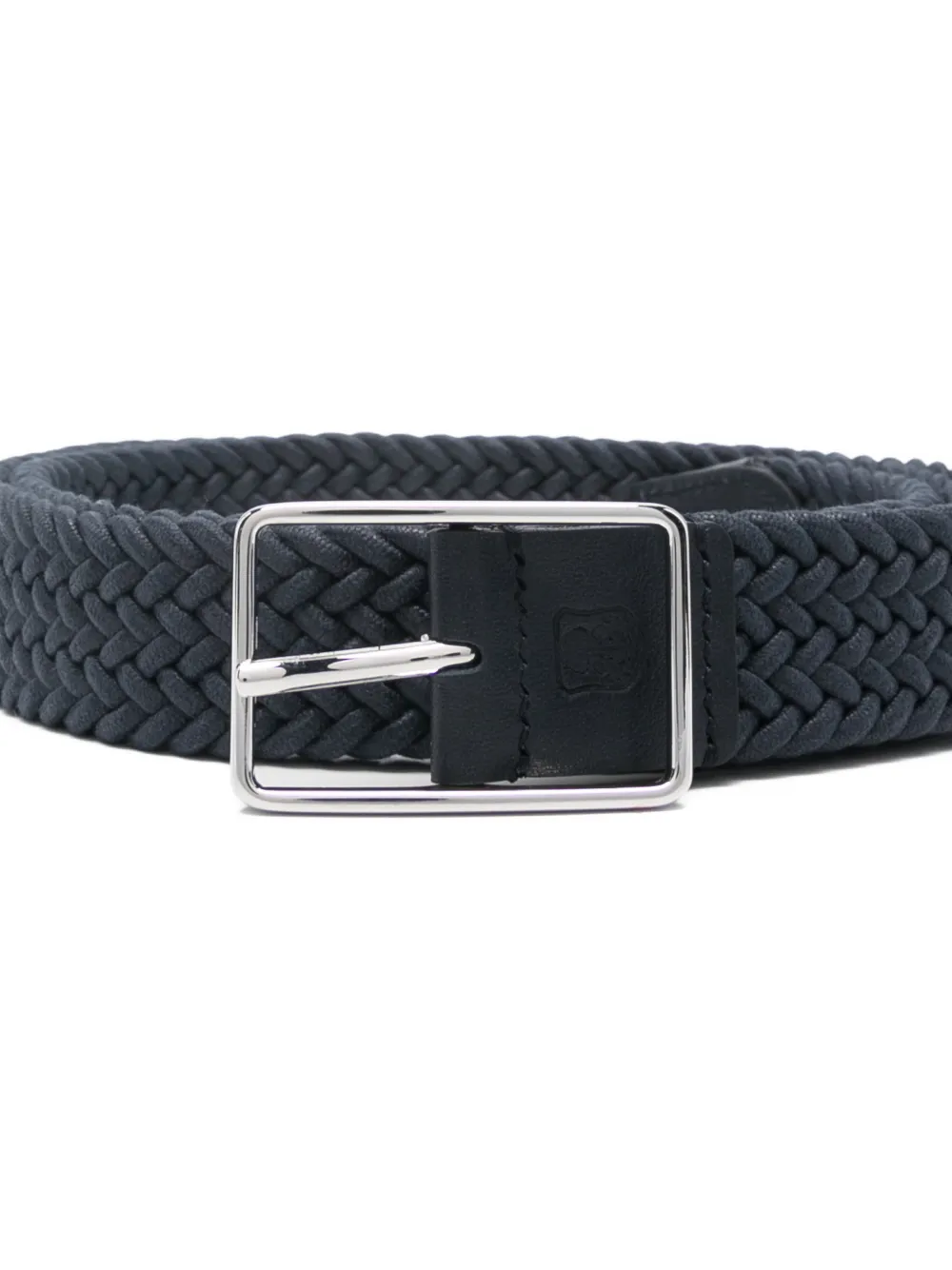  Corneliani Braided Buckle Belt - Blue 