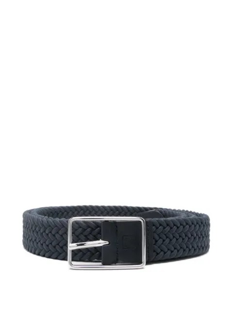 Corneliani braided buckle belt