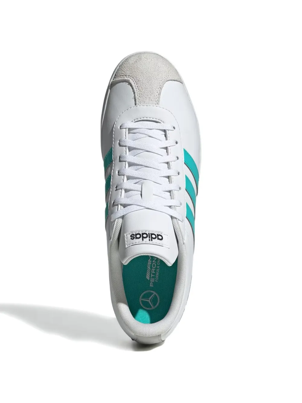 adidas x Mercedes AMG Petronas Formula One Team vl gestreepte sneakers Wit