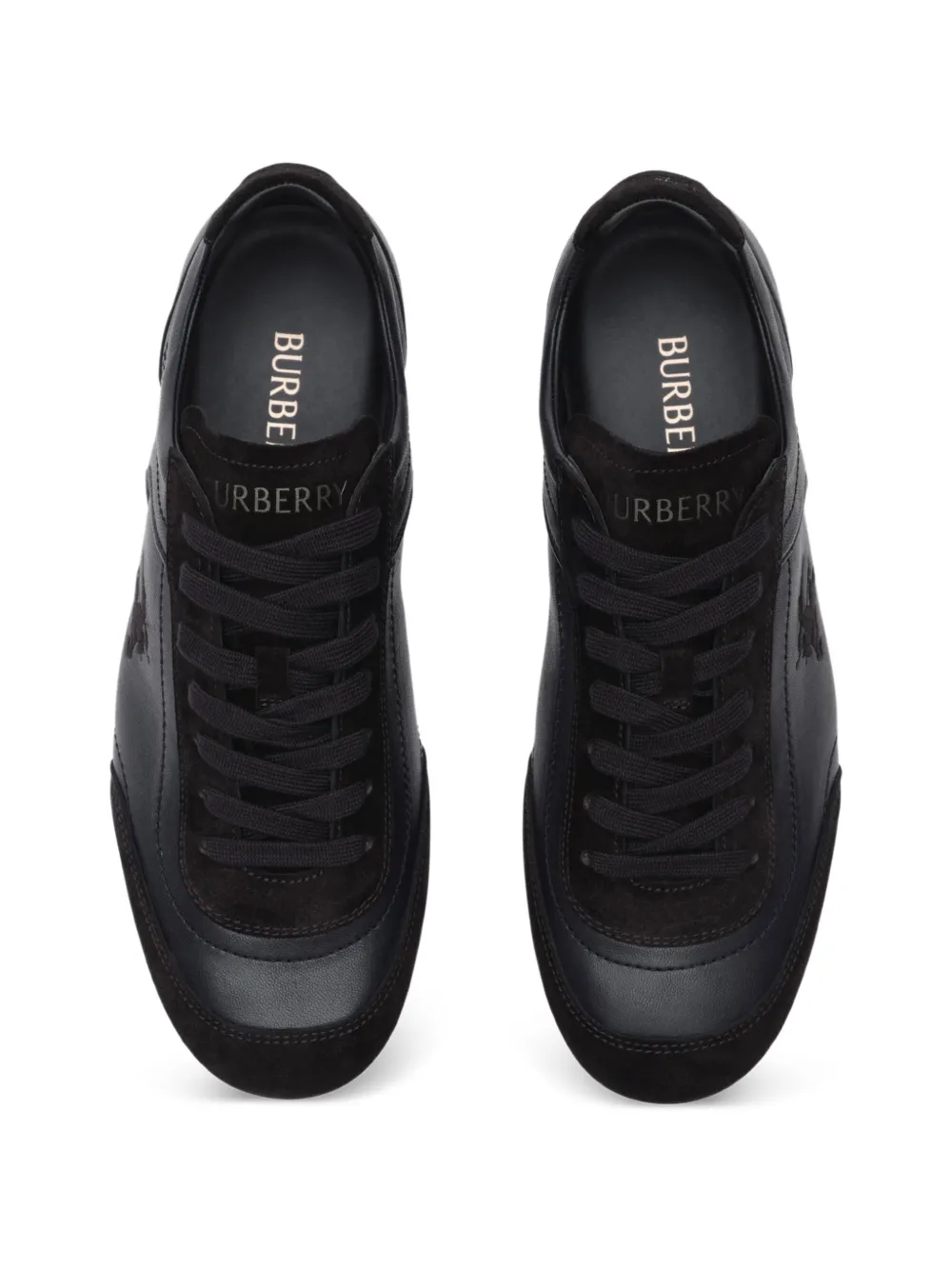 Burberry Knight Runner leren sneakers Zwart