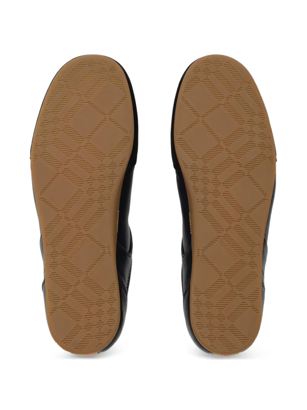 Burberry Knight Runner leren sneakers Zwart