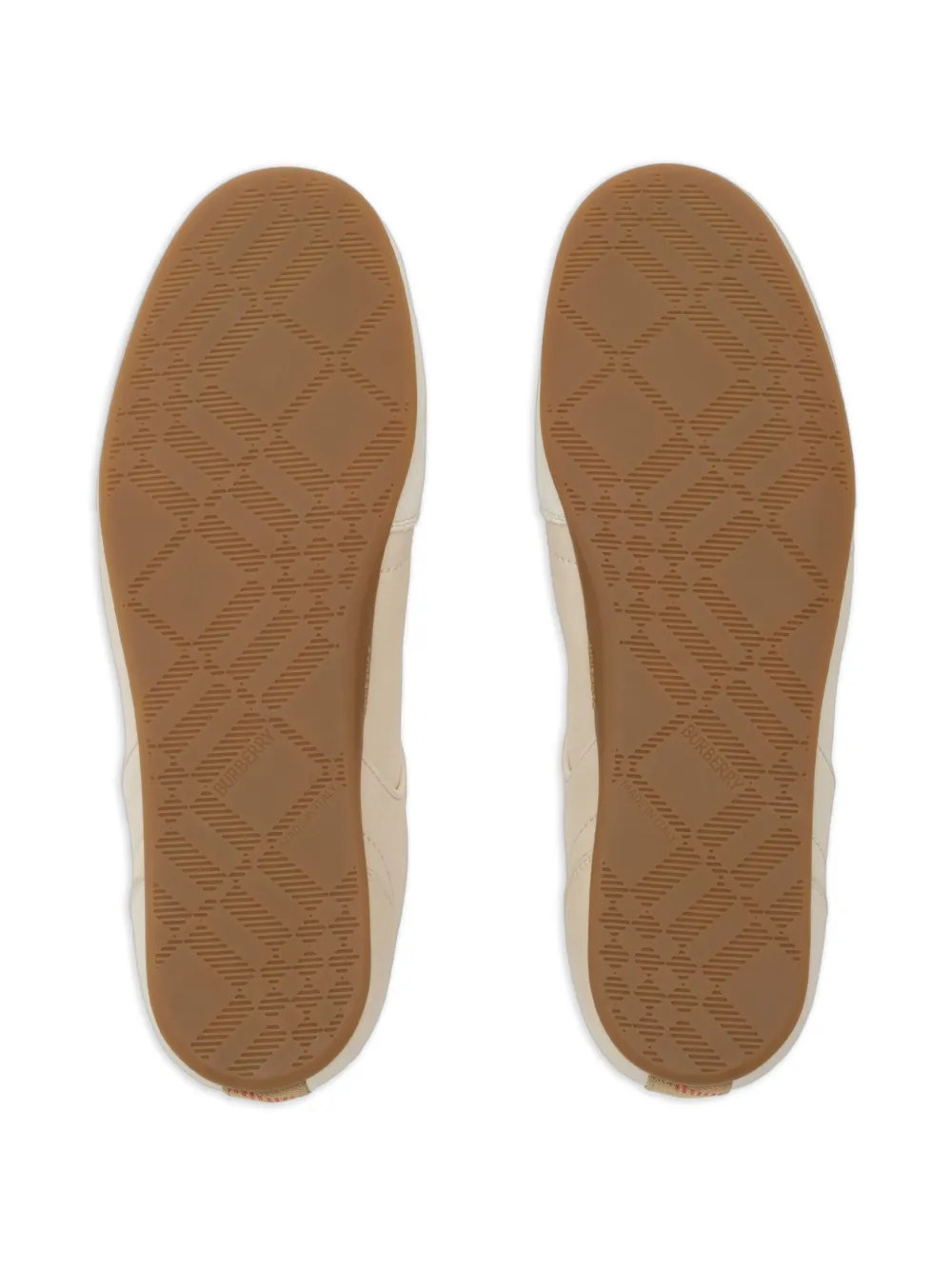 Burberry leather Knight Runner sneakers​ Beige