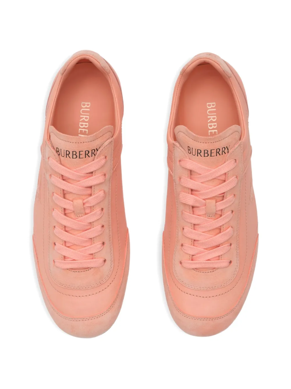 Burberry leather Knight Runner sneakers​ Roze