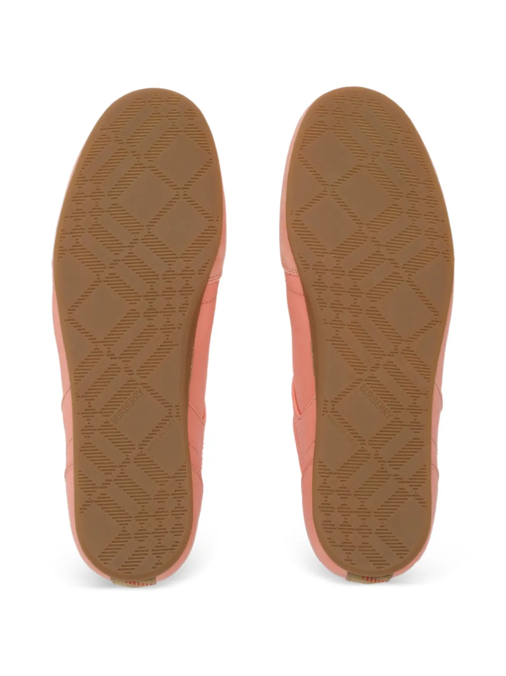 Burberry leather Knight Runner sneakers​ Roze