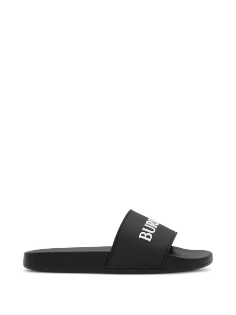 Burberry logo slides