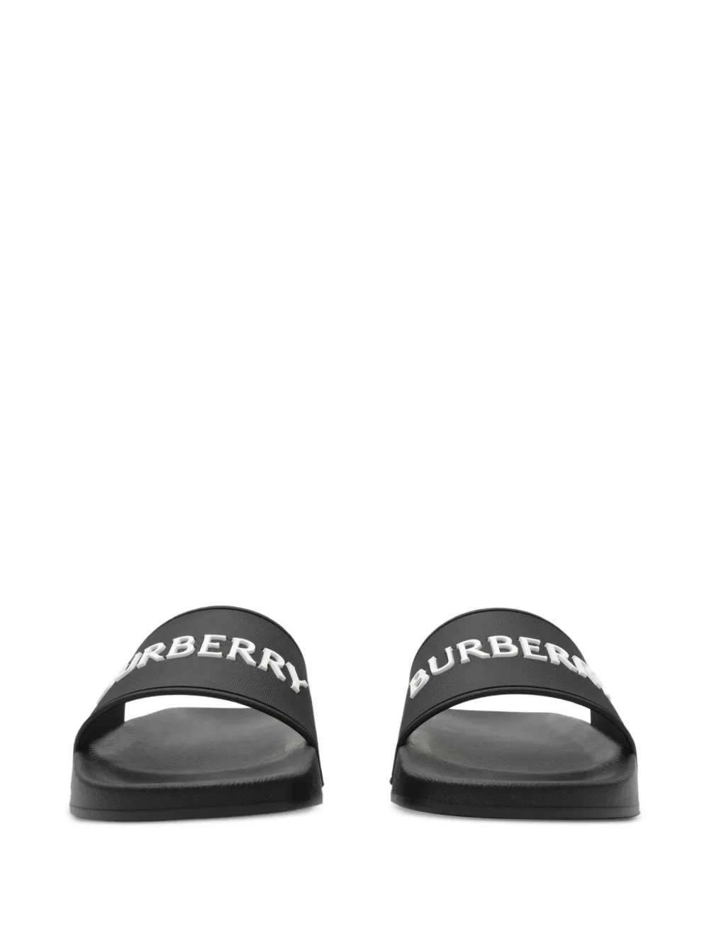 Burberry logo slides Zwart
