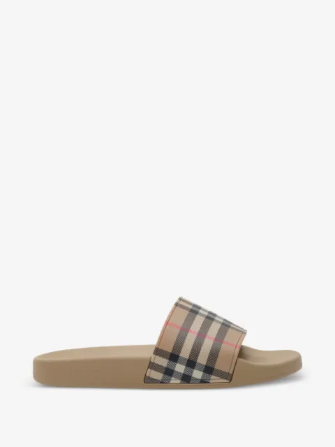 Burberry Check slides