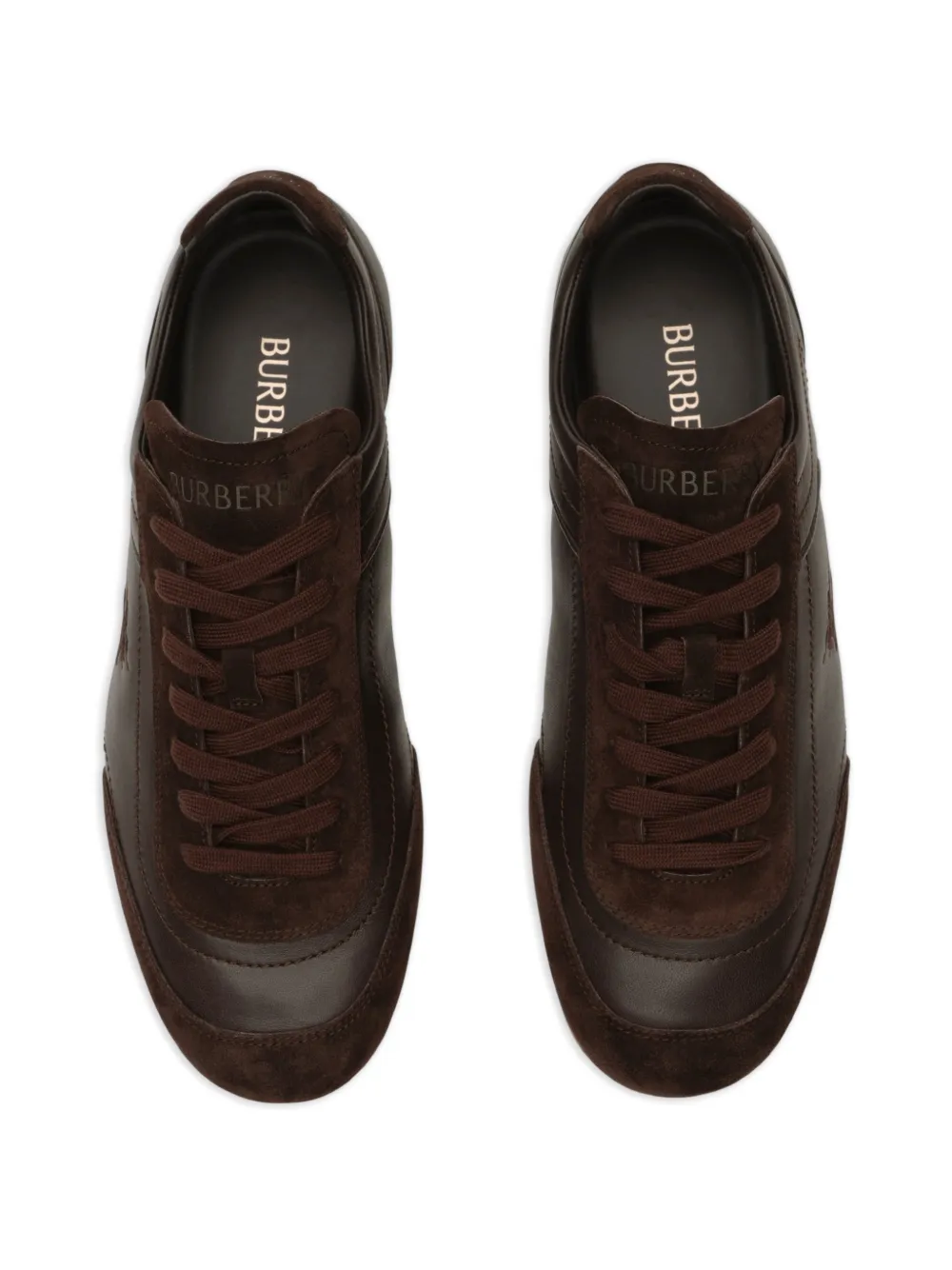 Burberry leather Knight Runner sneakers​ Bruin