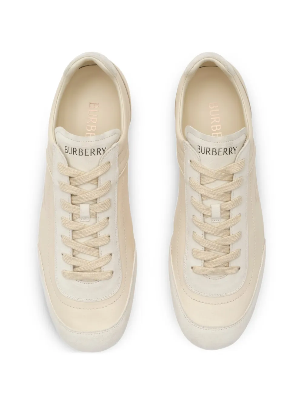 Burberry leather Knight Runner sneakers​ Beige