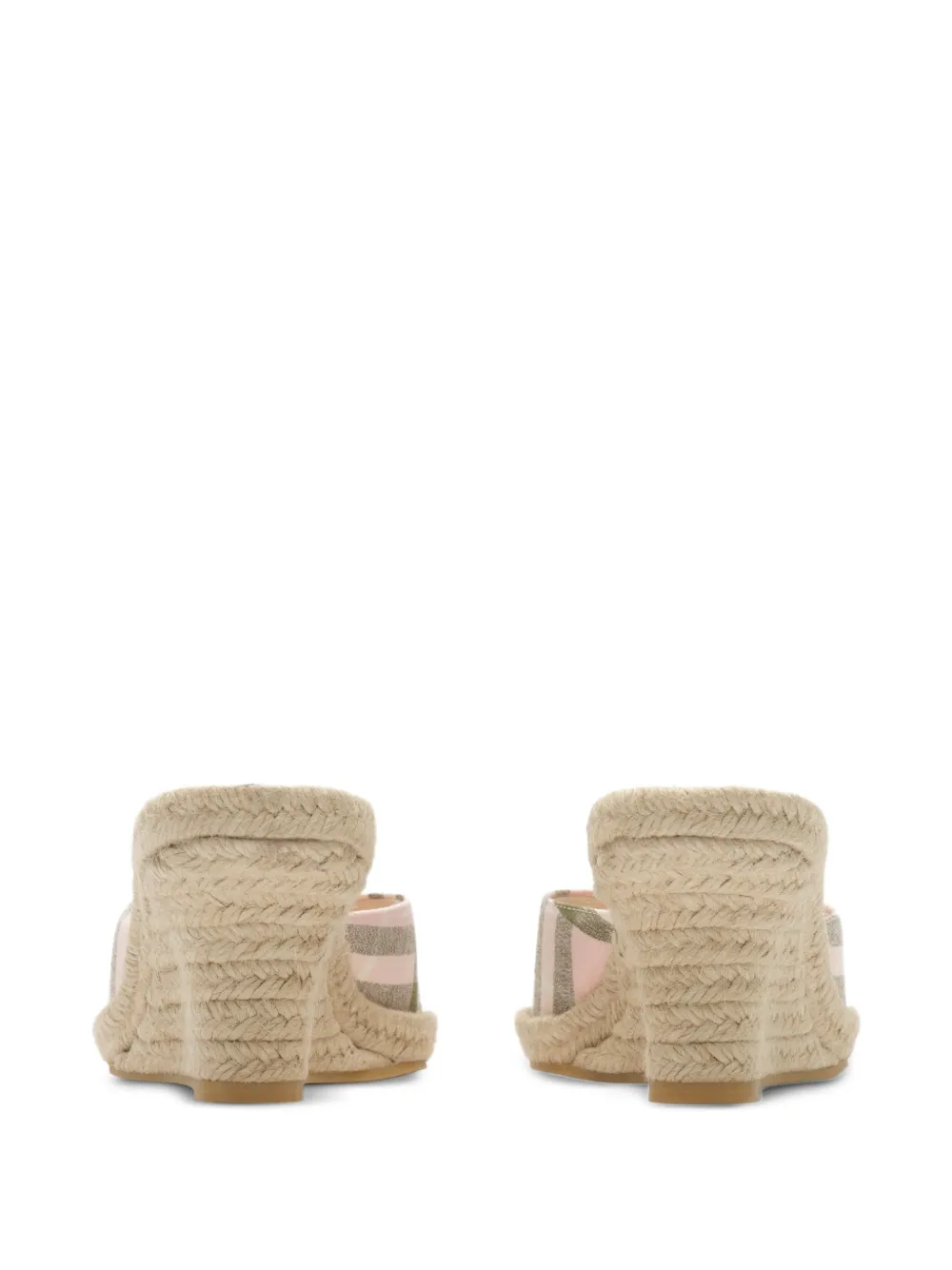 Burberry Check Mews espadrilles Roze