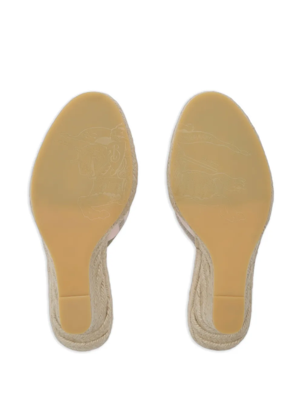 Burberry Check Mews espadrilles Roze
