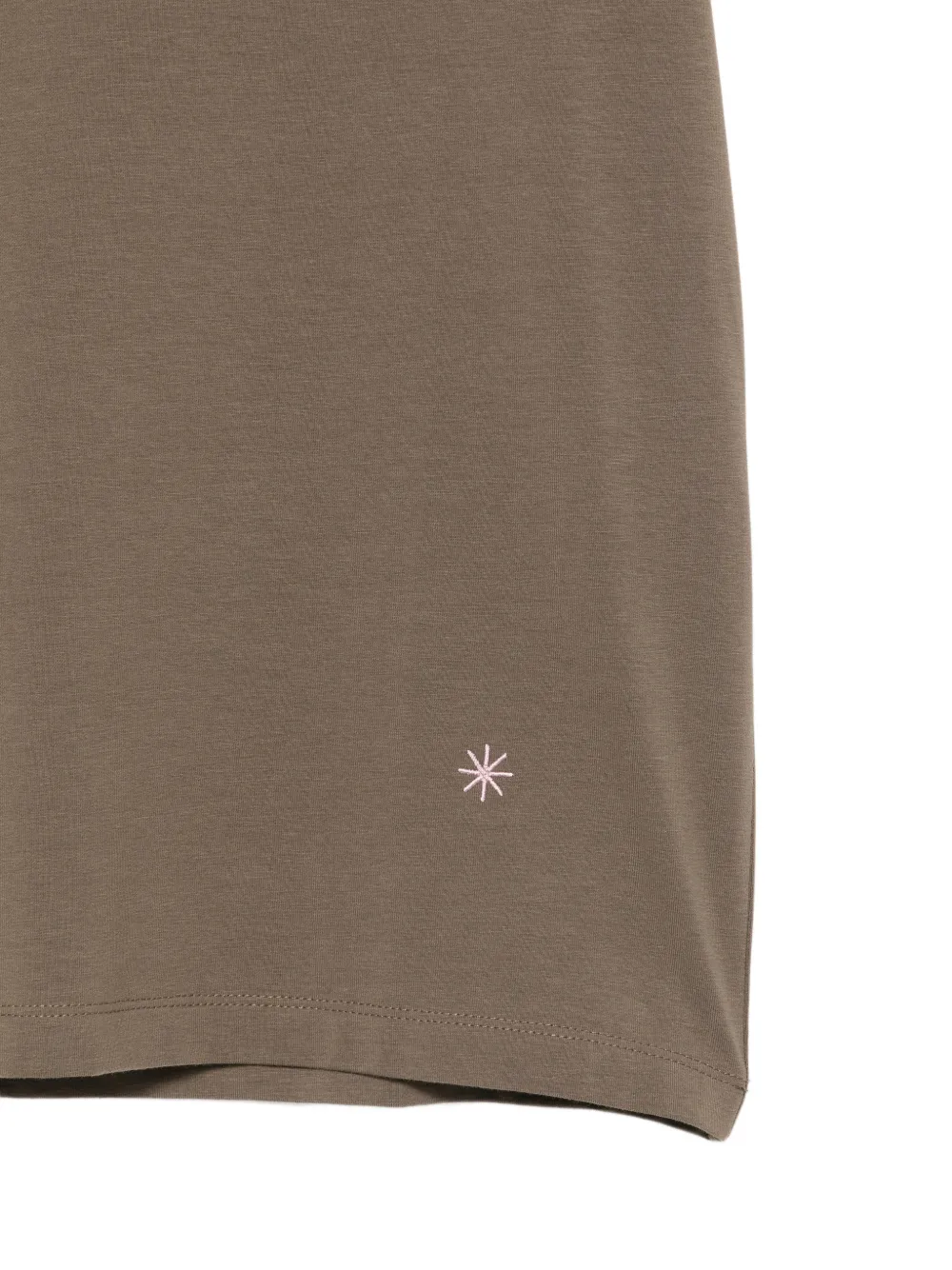  Manuel Ritz Crew-neck T-shirt - Brown 