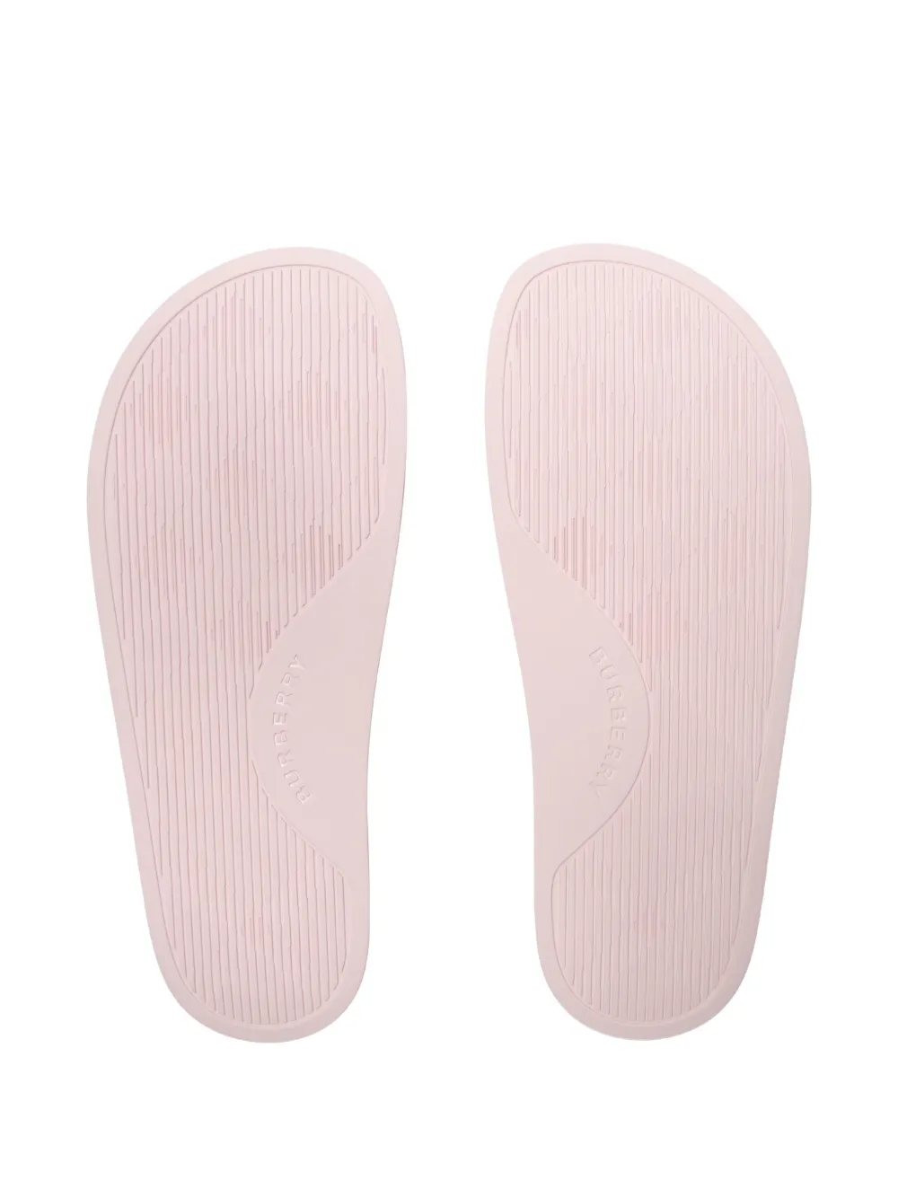 Burberry check slides Roze