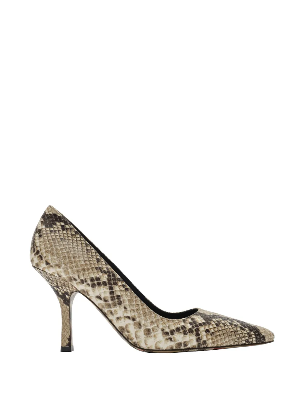 Burberry python-print leather Dame High Pumps​ Beige