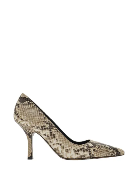 Burberry python-print leather Dame High pumps​