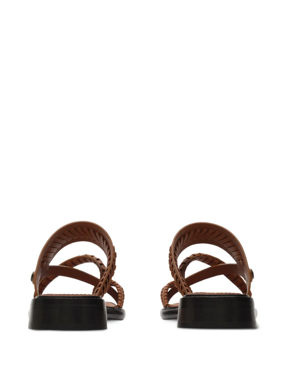 Burberry leather Baez sandals​ Beige