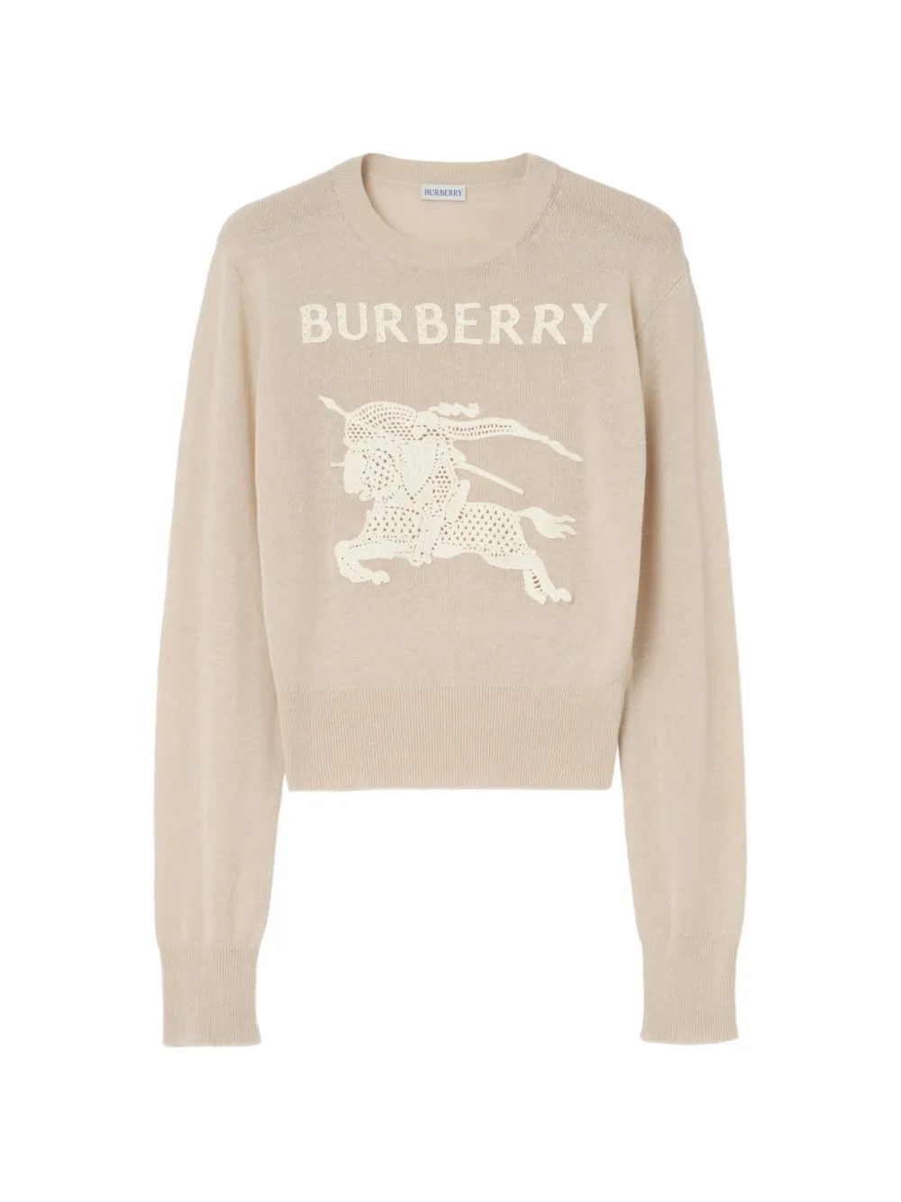 Burberry EKD cotton wool sweater - Toni neutri