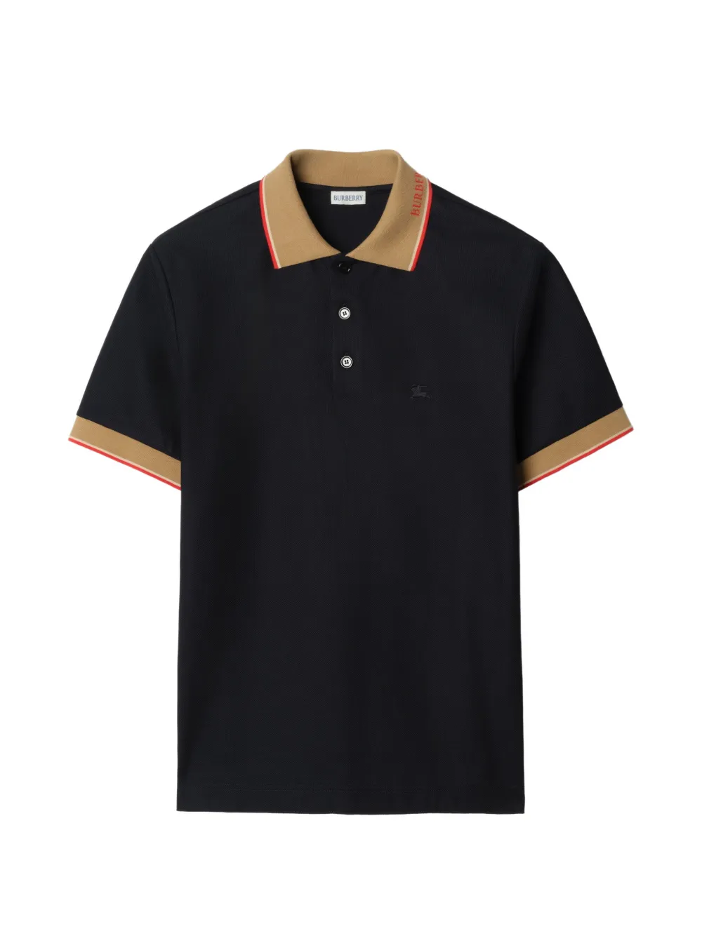 Burberry Logo细节polo衫 In Blue