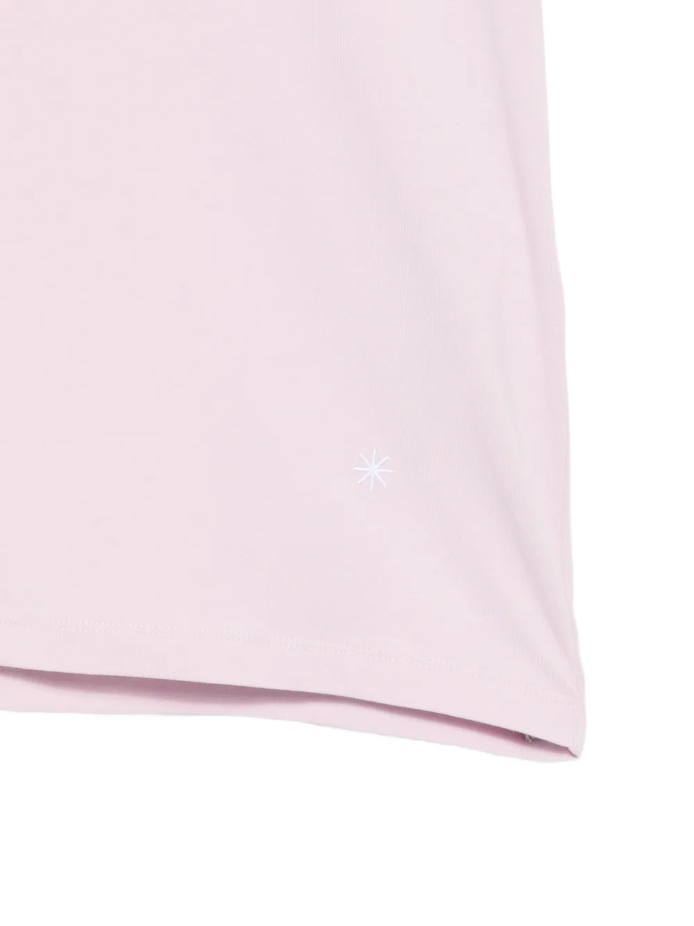 Manuel Ritz T-shirt met geborduurd logo Roze