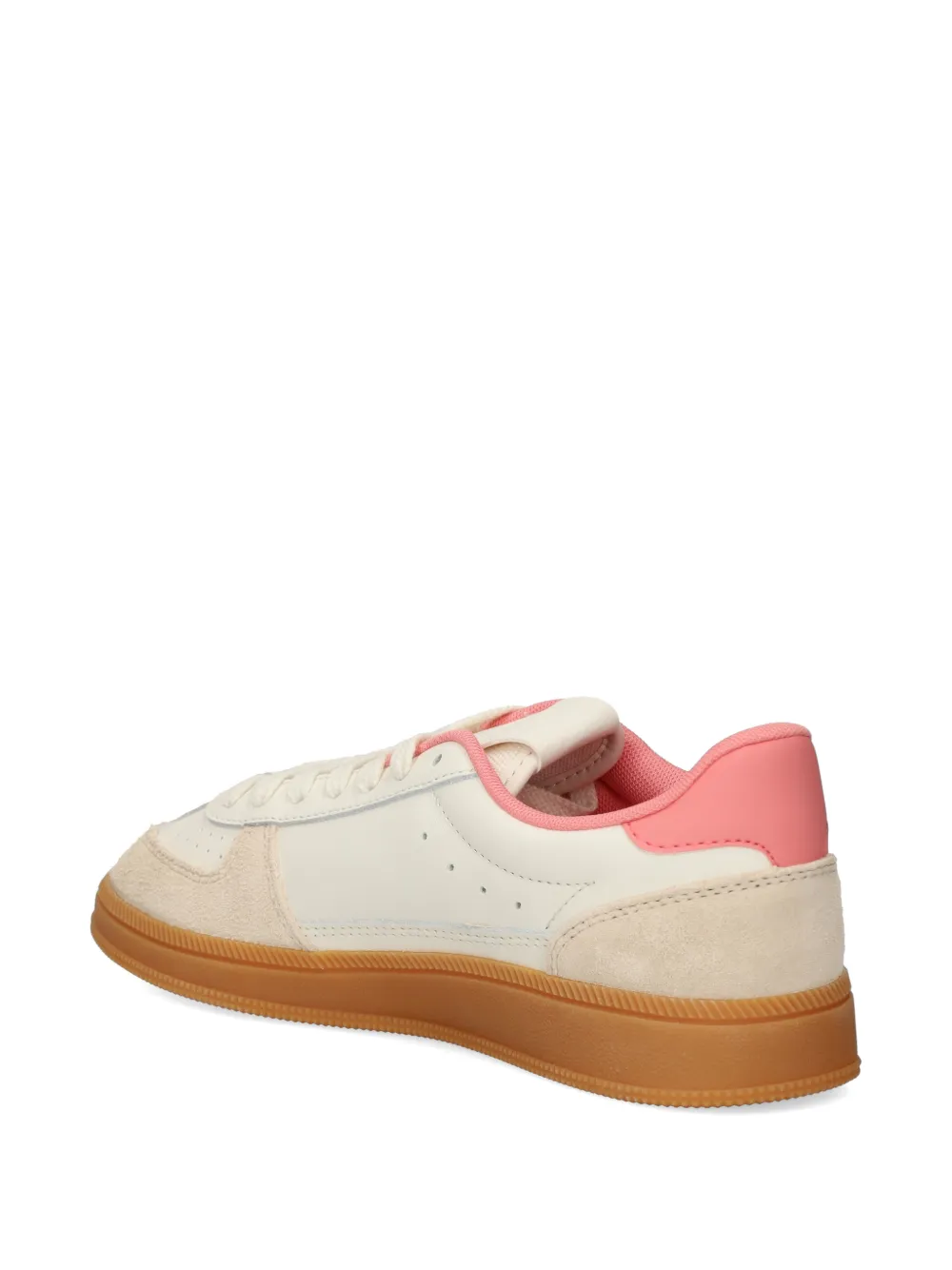 Tommy Jeans Leren sneakers Beige