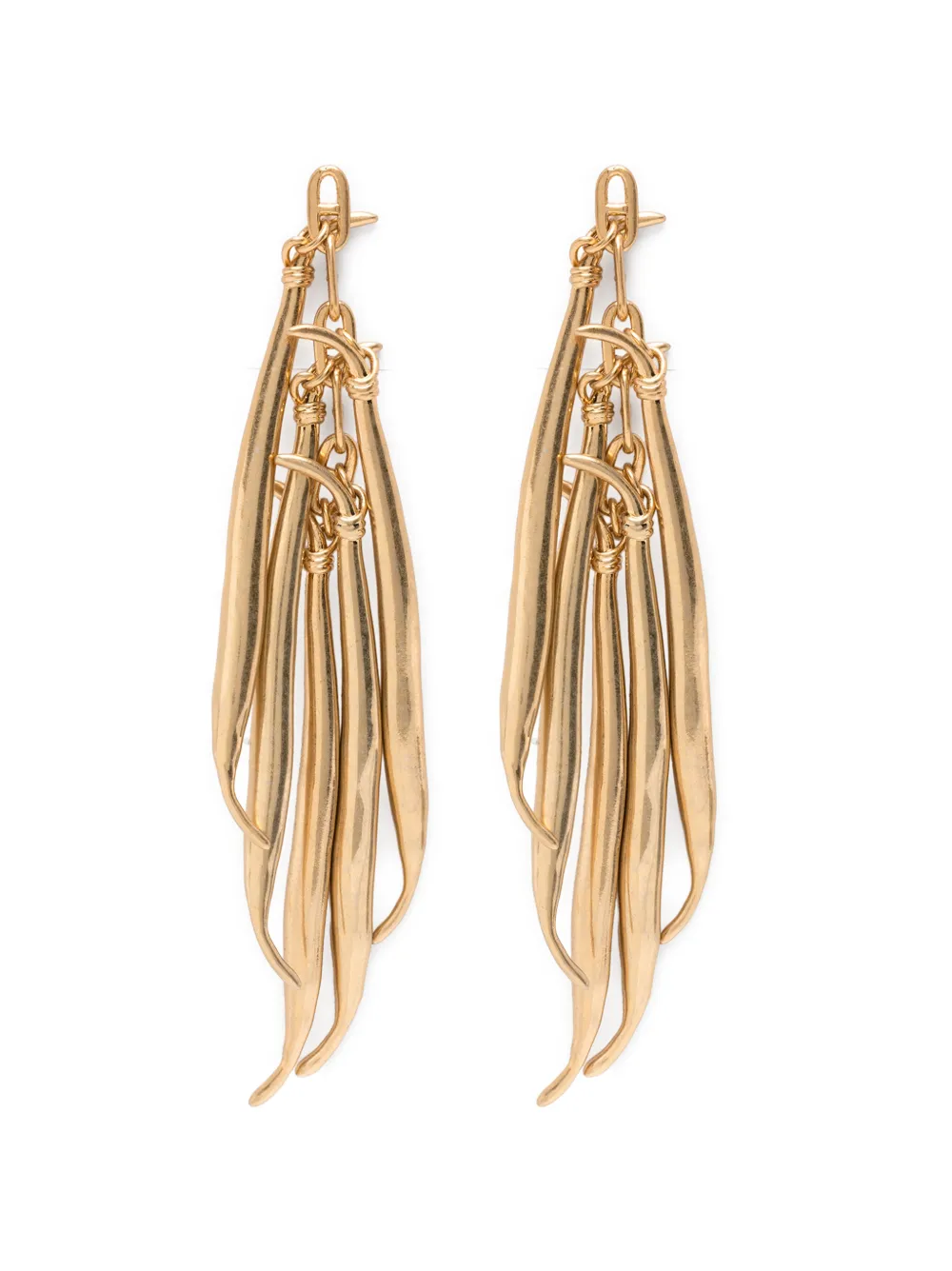 Jacquemus The Bloucles Haricots drop earrings - Gold