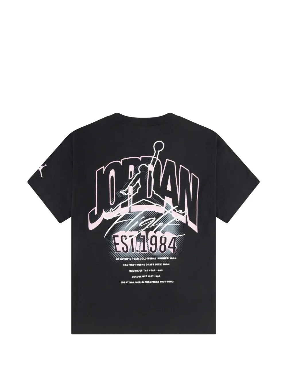 Jordan Kids T-shirt met grafische print Zwart