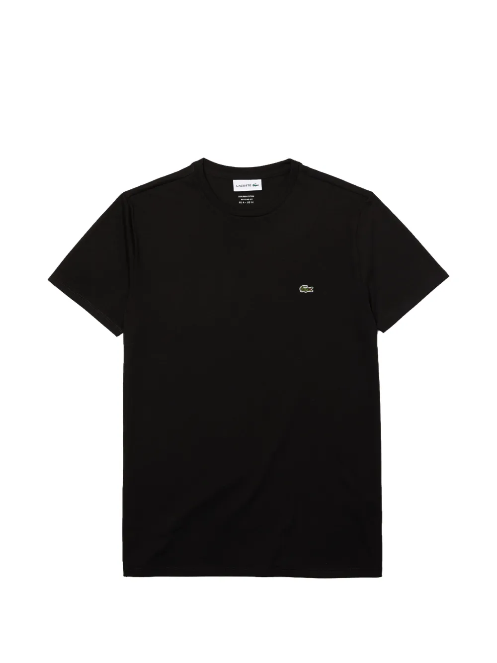 Lacoste crew-neck logo T-shirt - Schwarz