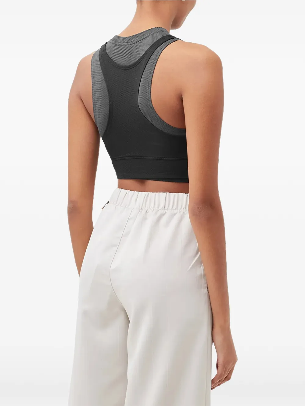 Jordan Essentials cropped top Zwart