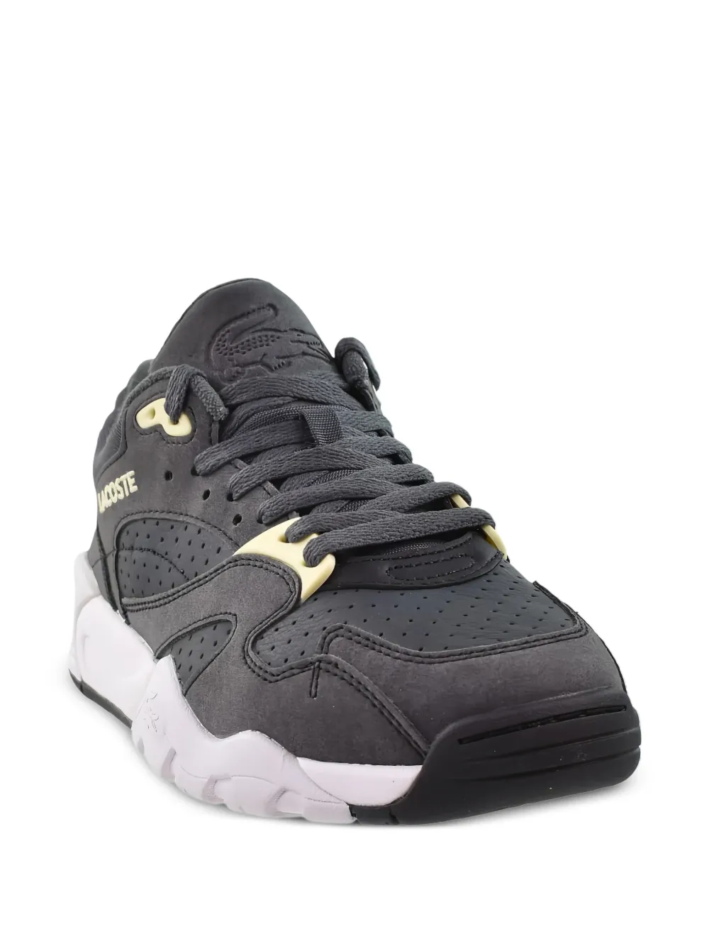 Lacoste Game sneakers met geborduurd logo Grijs