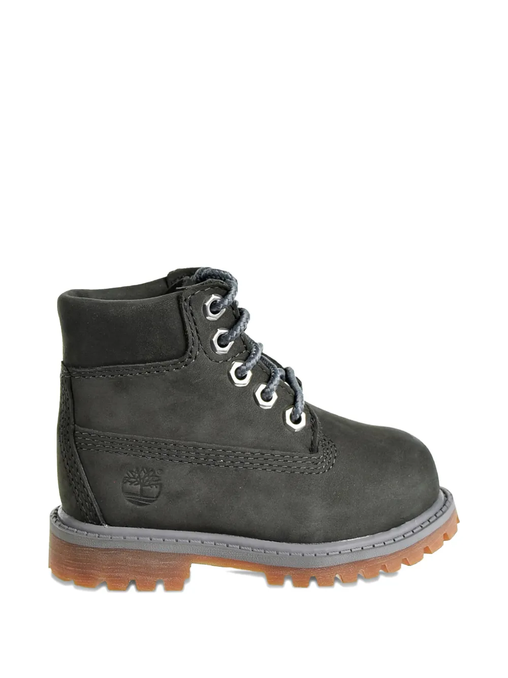 Timberland Kids premium lace up crib shoes - Nero