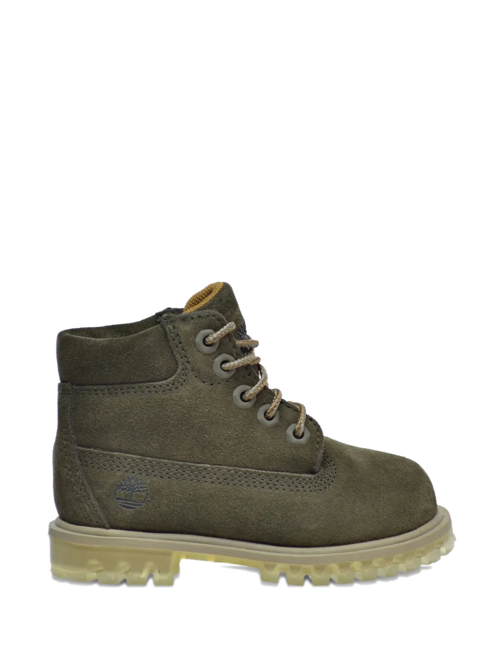 Timberland Kids waterproof suede boots - Verde