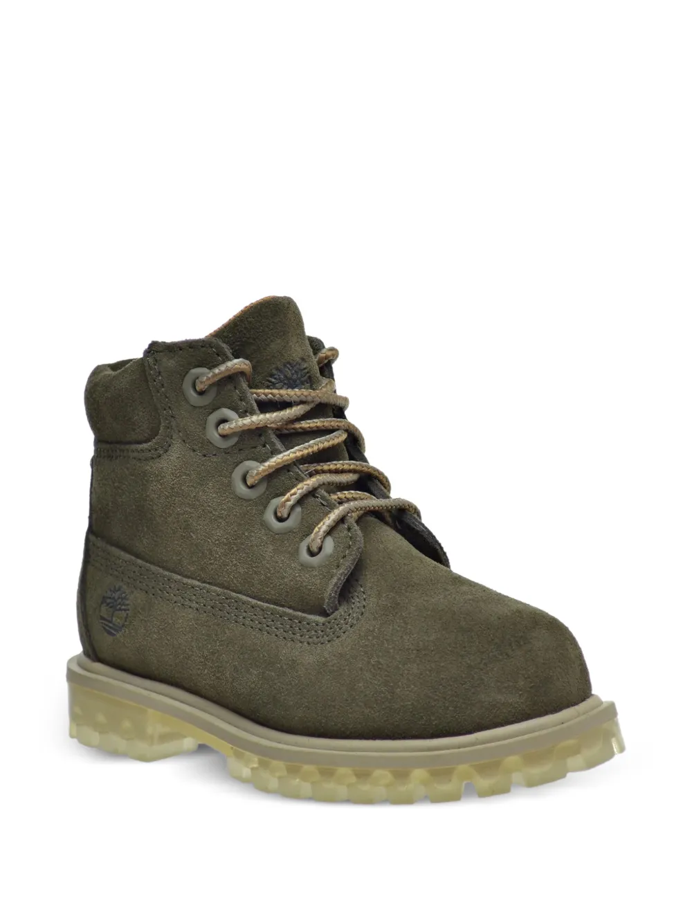 Timberland Kids waterproof suede boots - Verde