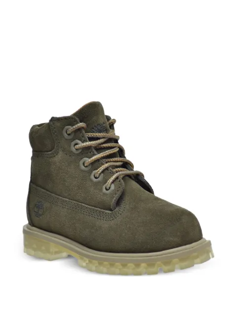 Timberland Kids waterproof suede boots